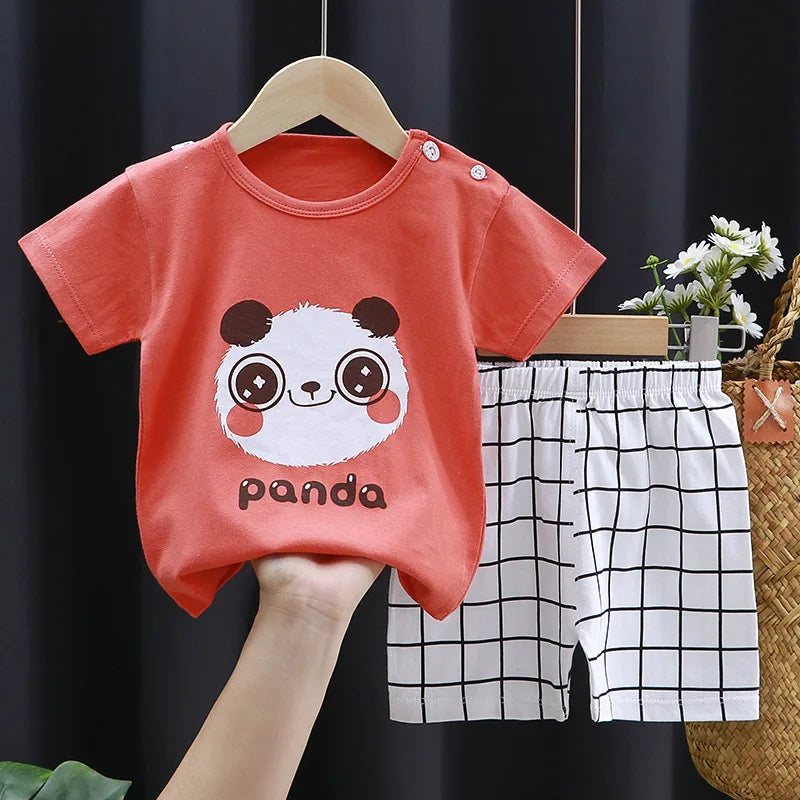Kids Girls Summer Cotton Clothing