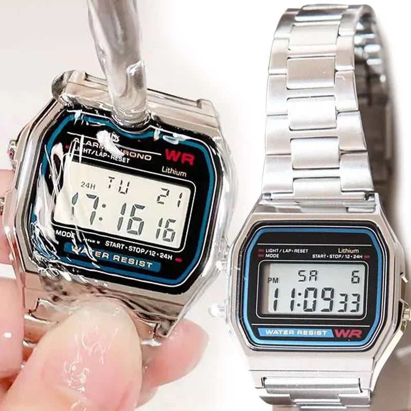 Orologio da uomo impermeabile in acciaio inossidabile