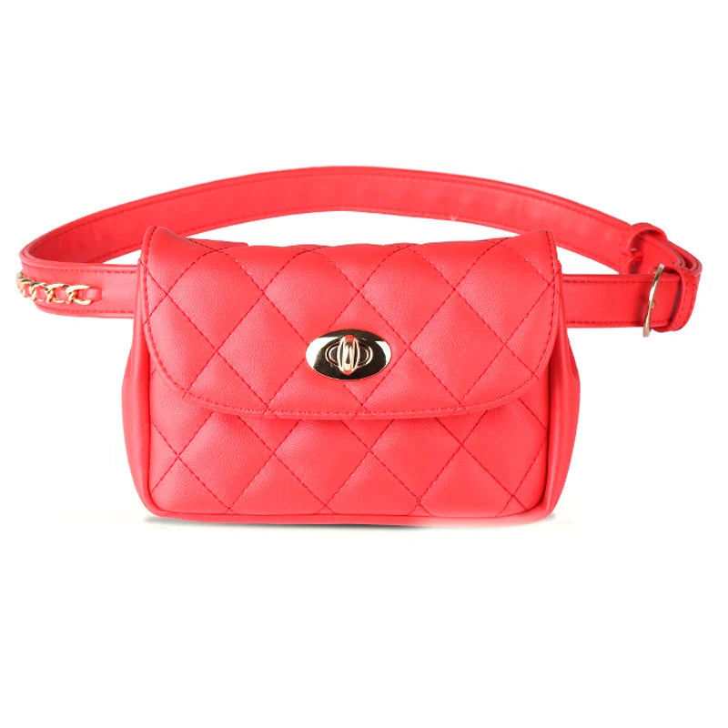 Women Leather Waist Bag