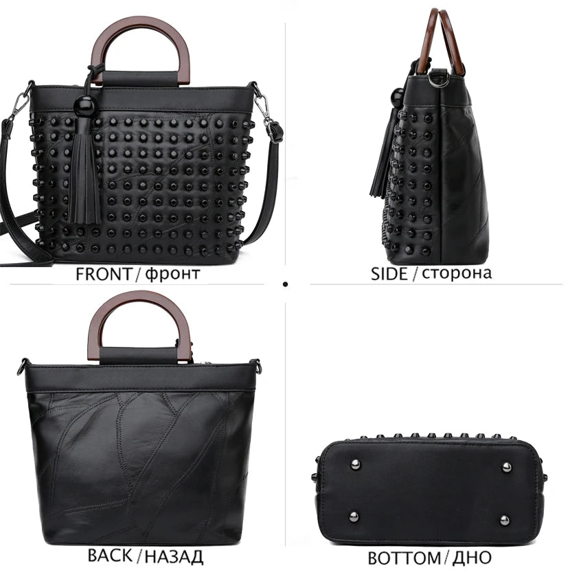 Women Fashion Sheepskin Leather Bag
