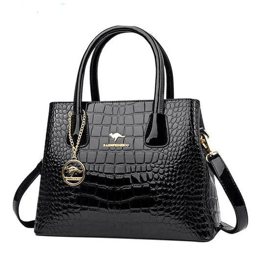 Women Leather Crocodile Bag