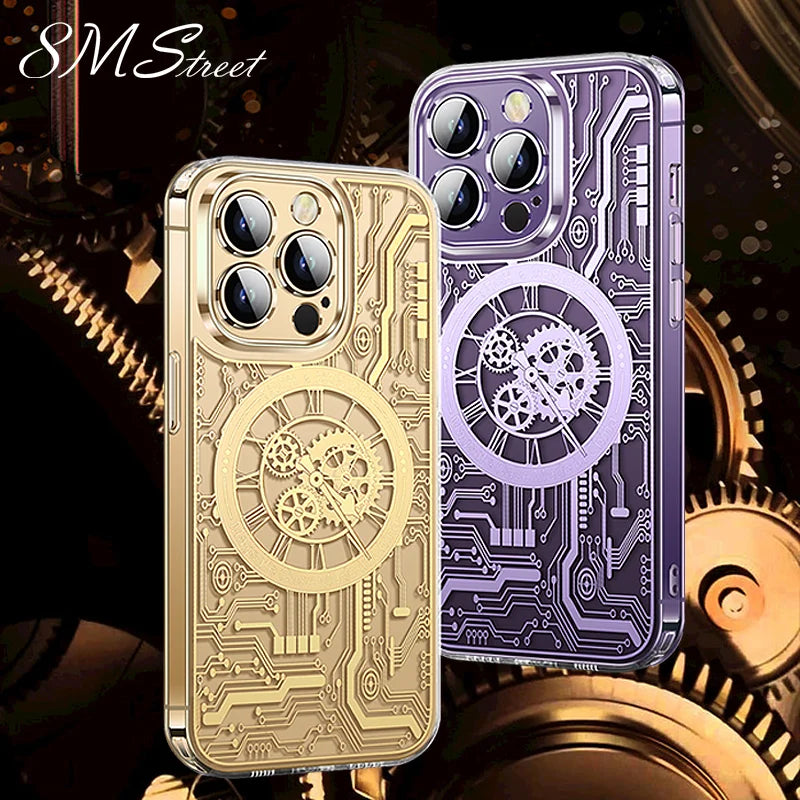 Magnetic Transparent Case For Iphone