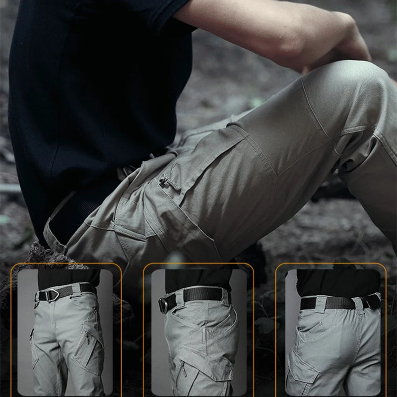 Men Pants Multi-pocket Waterproof