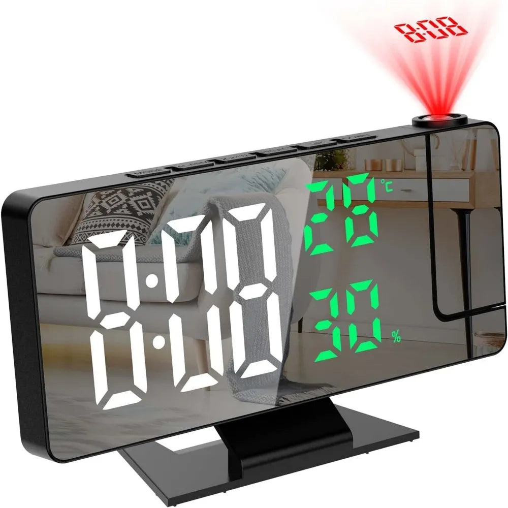 180° Rotation Alarm Clock