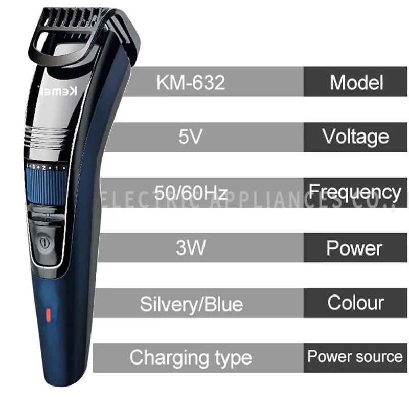 0.5-10mm Rechargeable Hair Clipper