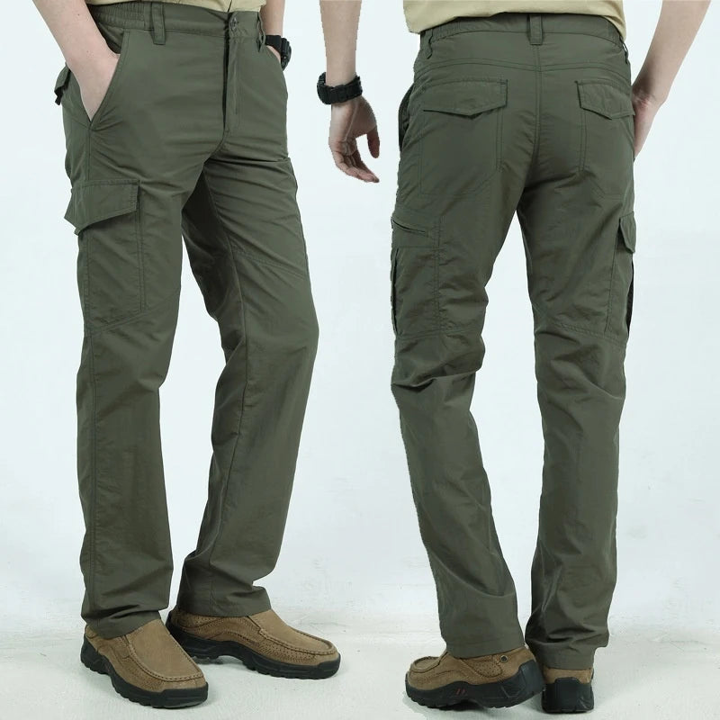 Men Pants Multi-pocket Waterproof