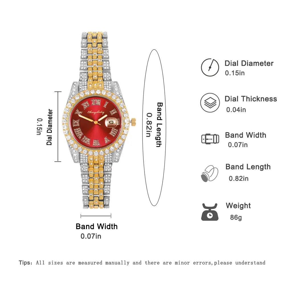 Men Set Jewelry Necklace+Watch+Bracelet