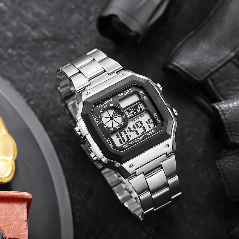 Men Stainless Steel Watch Waterproof