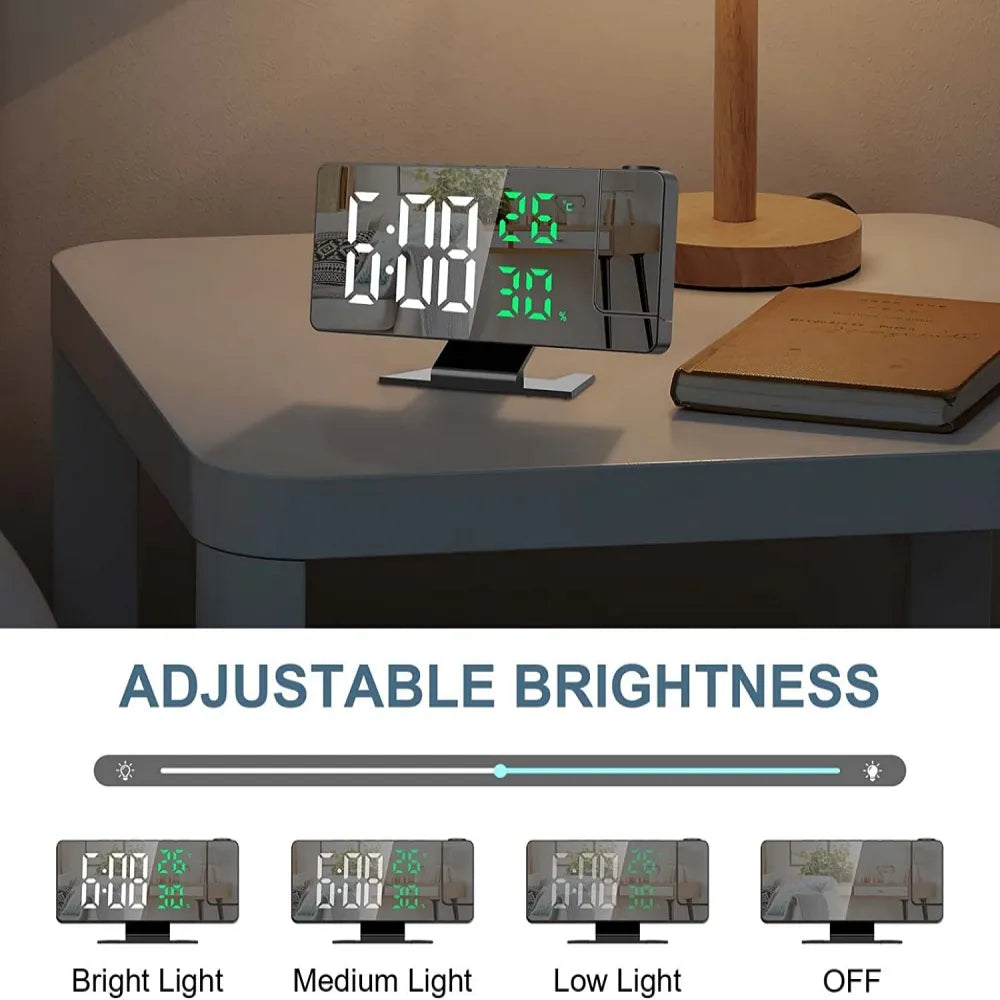 180° Rotation Alarm Clock