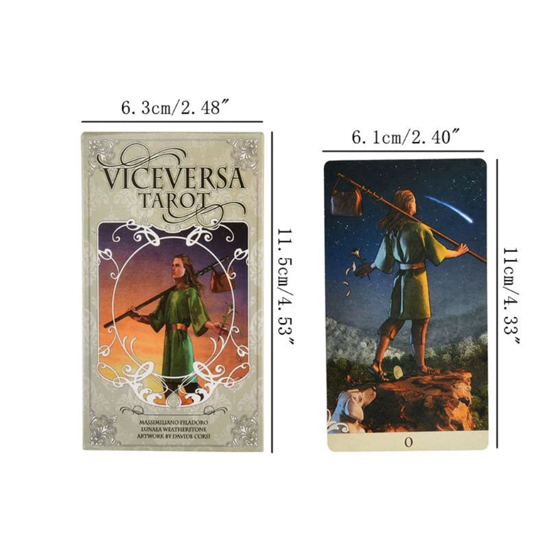 Baraja de cartas de Tarot Viceversa de 78 piezas