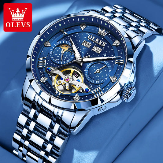 Orologio automatico da uomo 6690 impermeabile