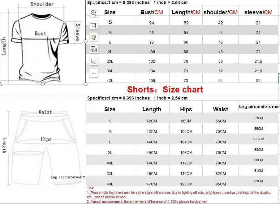 Men fashionable T-shirt and short