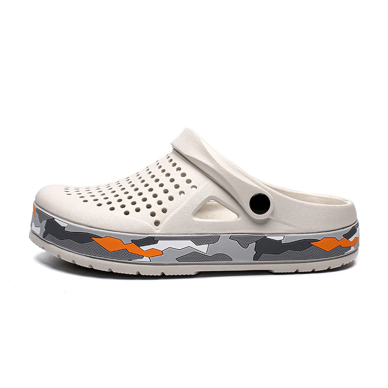 Men Slippers Causal Breathable Clogs