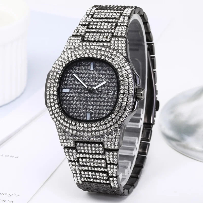 Women Watch Diamond Quartz Luxury